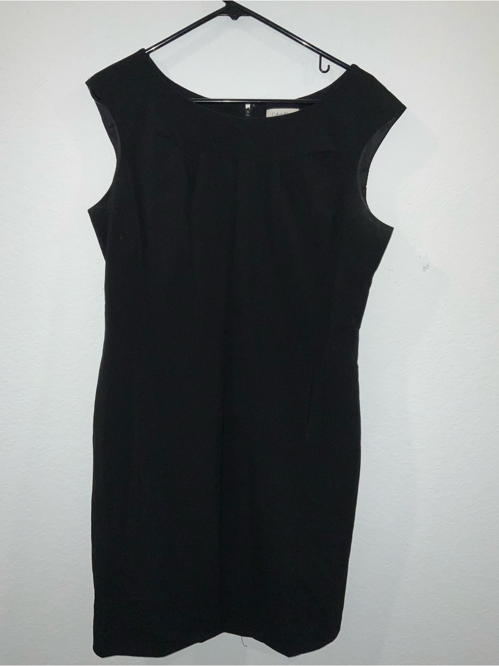Calvin Klein Sleeveless Sheath Knee length Dress